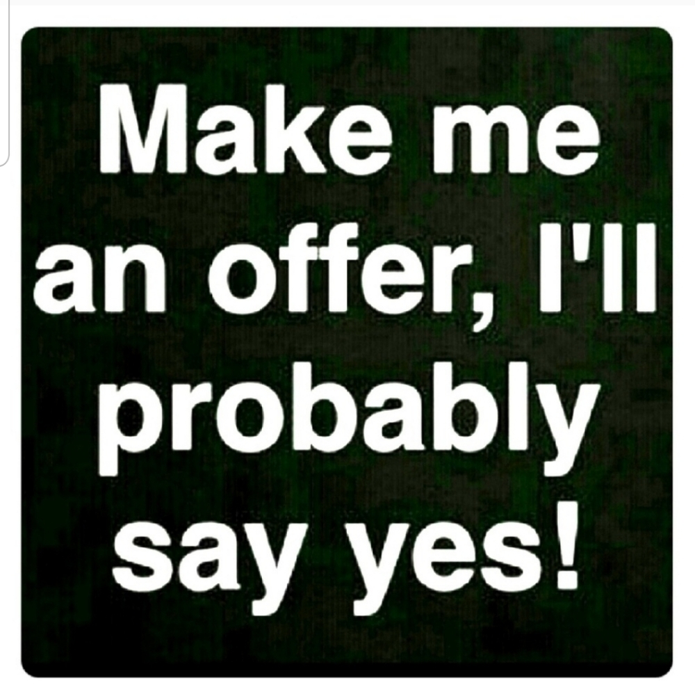 Open to reasonable offers!!